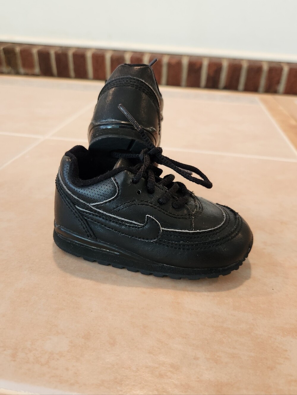 4c Baby Black Nike Air Max Sneakers